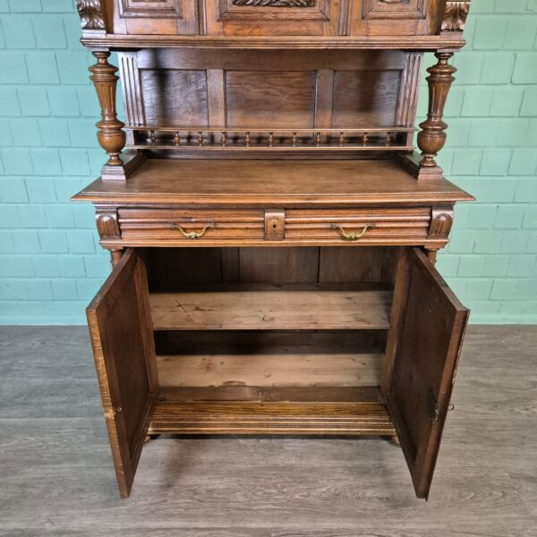 Buffetschrank Schrank Gründerzeit 1880 Eiche – Bild 17