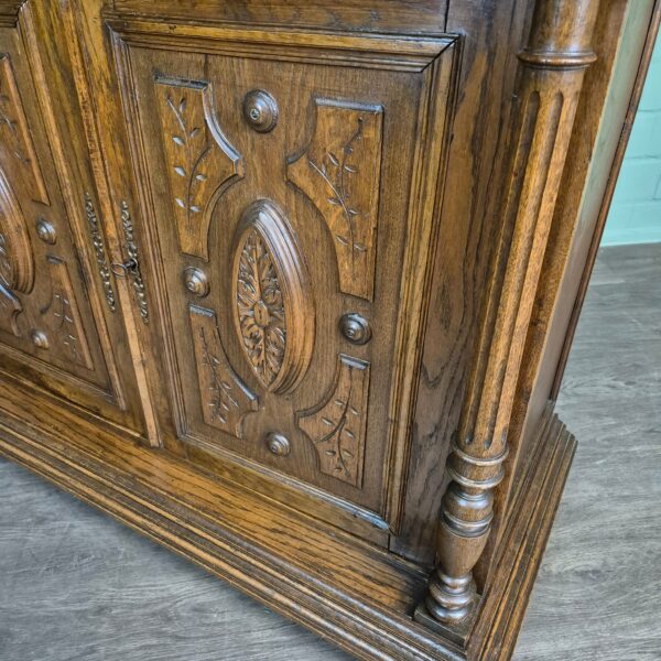 Buffetschrank Schrank Gründerzeit 1880 Eiche – Bild 10