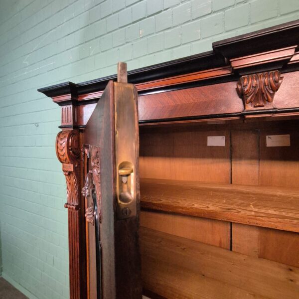 Kleiderschrank Schrank Gründerzeit 1880 Nussbaum – Bild 10