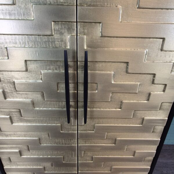 Schrank My Sons Gold-Schwarz Massivholz 0,70 m – Bild 8