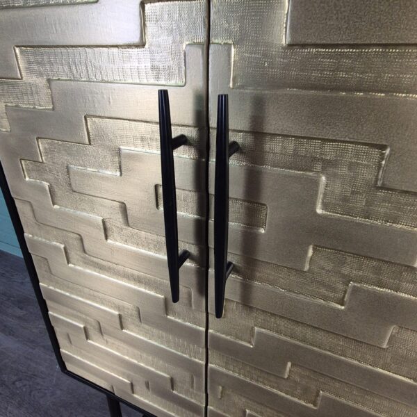 Schrank My Sons Gold-Schwarz Massivholz 0,70 m – Bild 9