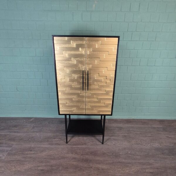 Schrank My Sons Gold-Schwarz Massivholz 0,70 m – Bild 2