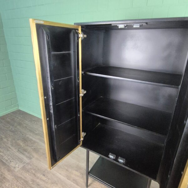 Schrank My Sons Gold-Schwarz Massivholz 0,70 m – Bild 12