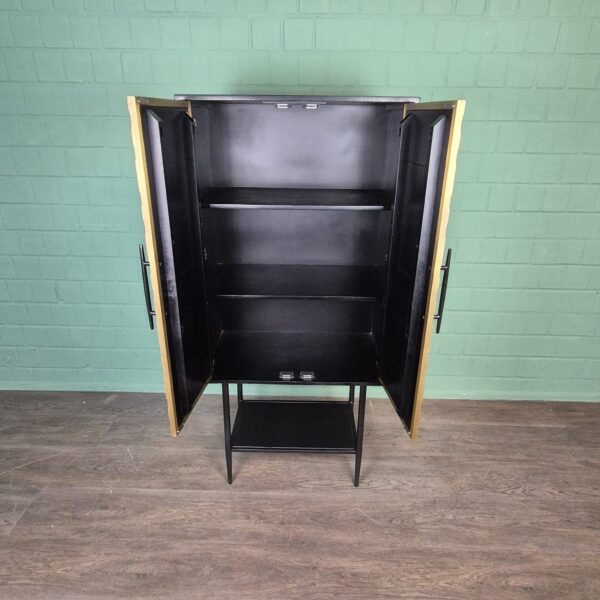 Schrank My Sons Gold-Schwarz Massivholz 0,70 m – Bild 10