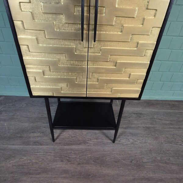 Schrank My Sons Gold-Schwarz Massivholz 0,70 m – Bild 6