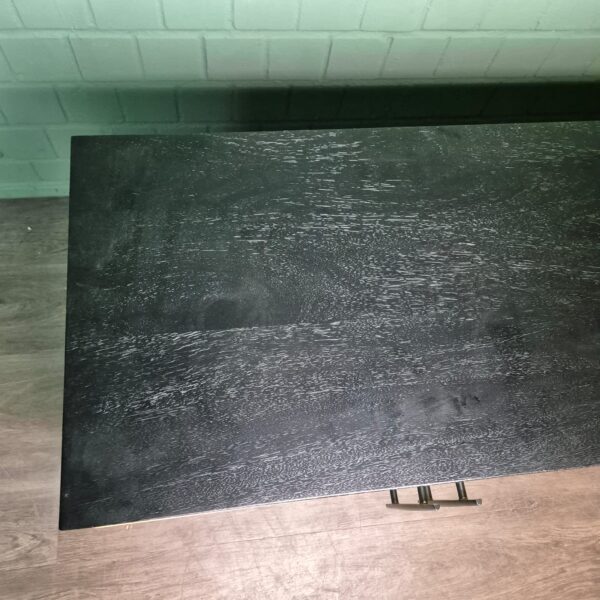 Anrichte Sideboard My Sons Gold-Schwarz Massivholz 1,80 m – Bild 6