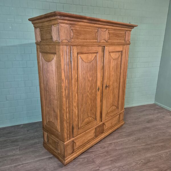 Kleiderschrank Schrank Biedermeier 1800 Eiche