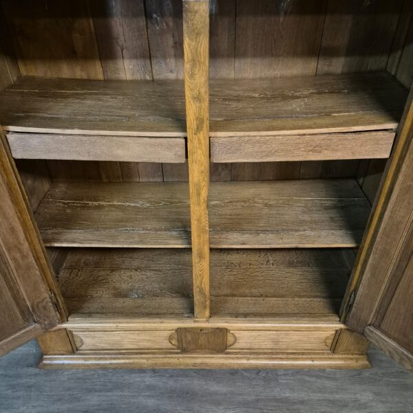 Kleiderschrank Schrank Biedermeier 1800 Eiche – Bild 15