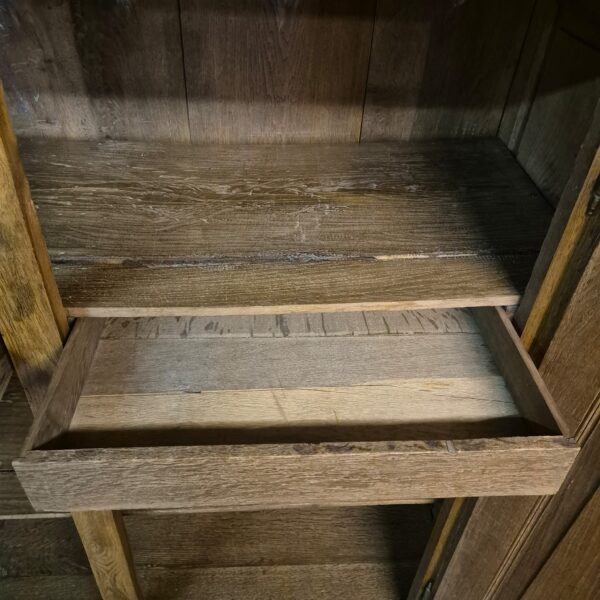 Kleiderschrank Schrank Biedermeier 1800 Eiche – Bild 16