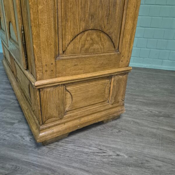 Kleiderschrank Schrank Biedermeier 1800 Eiche – Bild 9