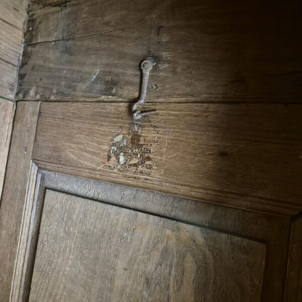Kleiderschrank Schrank Biedermeier 1800 Eiche – Bild 18