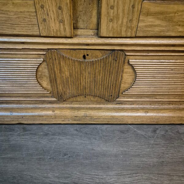 Kleiderschrank Schrank Biedermeier 1800 Eiche – Bild 7