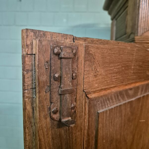 Kleiderschrank Schrank Biedermeier 1800 Eiche – Bild 17