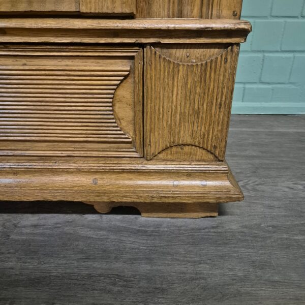 Kleiderschrank Schrank Biedermeier 1800 Eiche – Bild 8