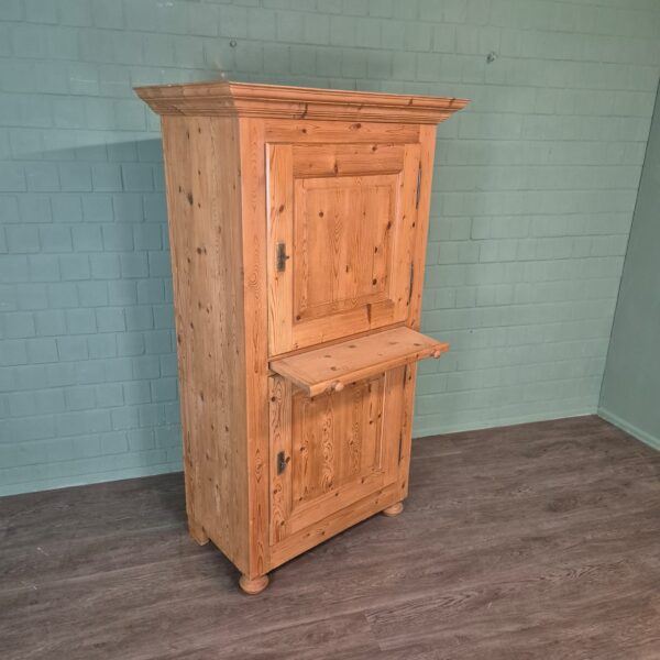 Schrank Kleiderschrank Historismus 1860 Kiefer – Bild 3