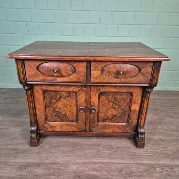 Anrichte Halbschrank Louis Philippe 1860 Nussbaum – Bild 2