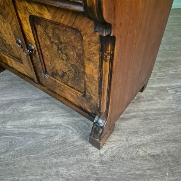 Anrichte Halbschrank Louis Philippe 1860 Nussbaum – Bild 7