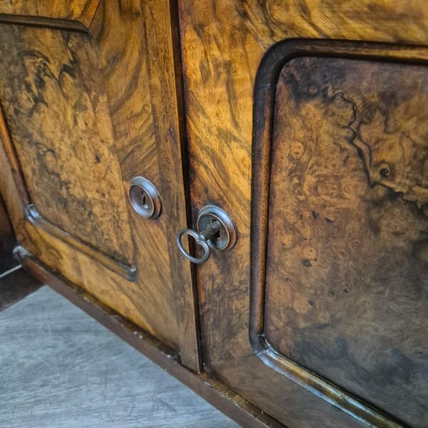 Anrichte Halbschrank Louis Philippe 1860 Nussbaum – Bild 6