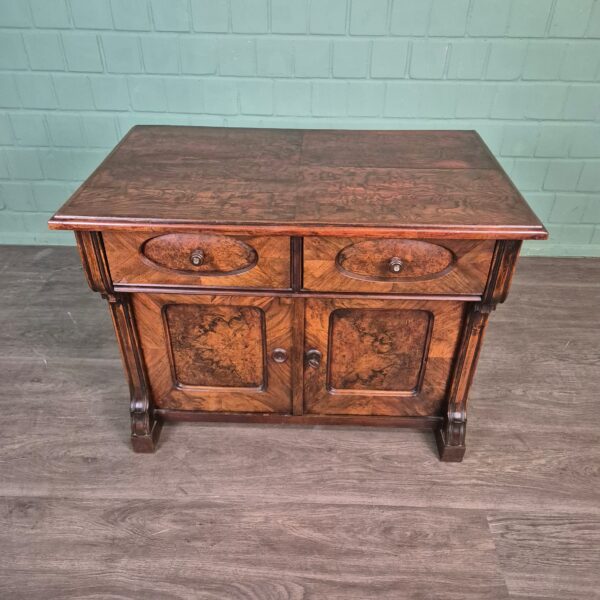Anrichte Halbschrank Louis Philippe 1860 Nussbaum – Bild 3