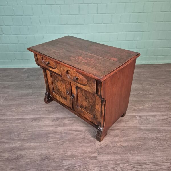 Anrichte Halbschrank Louis Philippe 1860 Nussbaum – Bild 4
