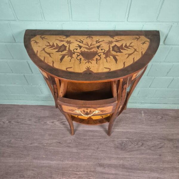 Wandtisch Konsolentisch Neubarock Nussbaum – Bild 8