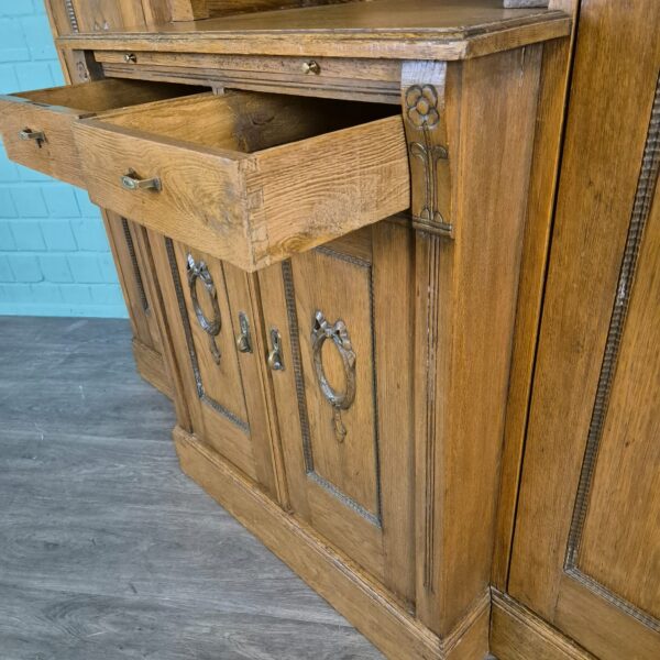 Buffetschrank Schrank Jugendstil 1900 Eiche – Bild 21