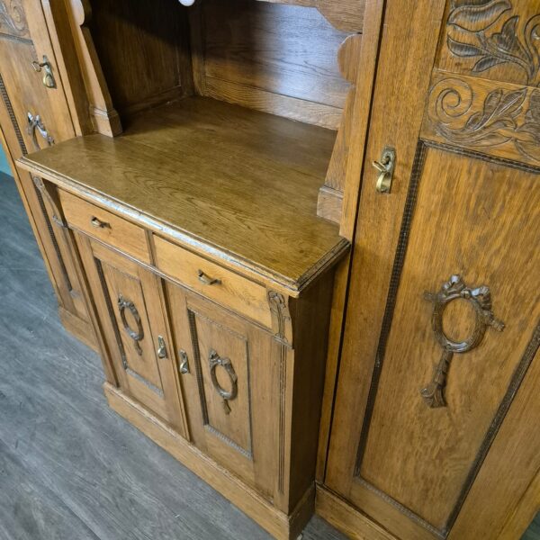 Buffetschrank Schrank Jugendstil 1900 Eiche – Bild 7