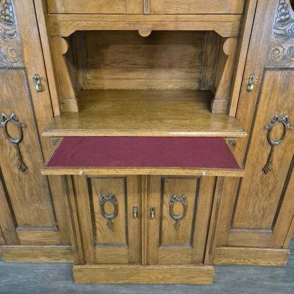 Buffetschrank Schrank Jugendstil 1900 Eiche – Bild 20