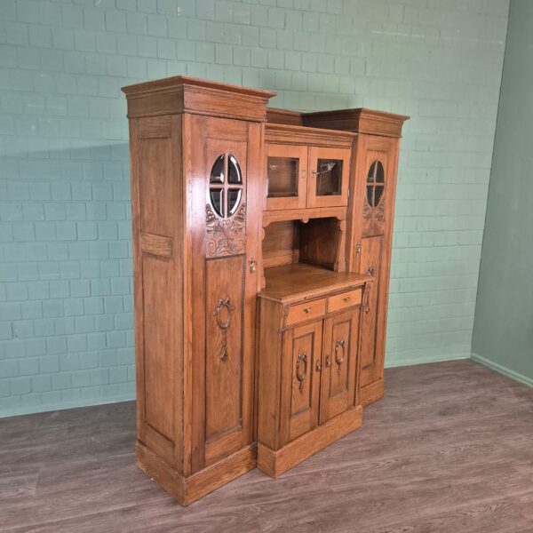 Buffetschrank Schrank Jugendstil 1900 Eiche