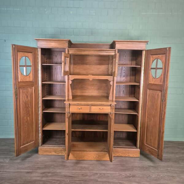 Buffetschrank Schrank Jugendstil 1900 Eiche – Bild 14