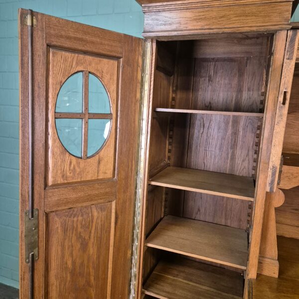 Buffetschrank Schrank Jugendstil 1900 Eiche – Bild 15