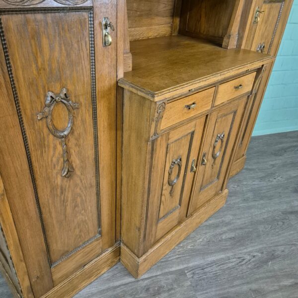 Buffetschrank Schrank Jugendstil 1900 Eiche – Bild 6