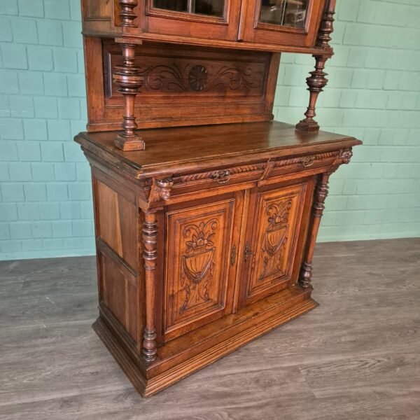 Buffetschrank Schrank Jugendstil 1900 Eiche – Bild 6