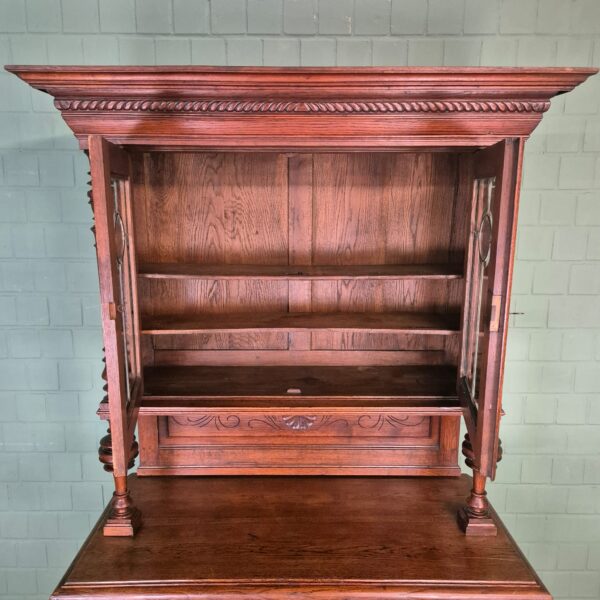 Buffetschrank Schrank Jugendstil 1900 Eiche – Bild 21