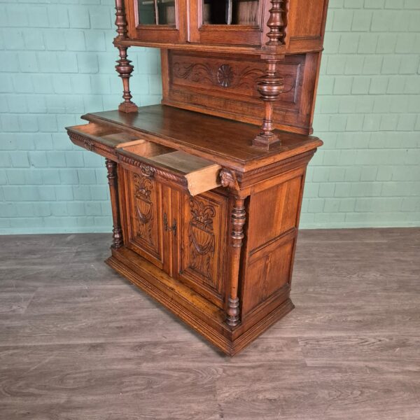 Buffetschrank Schrank Jugendstil 1900 Eiche – Bild 22
