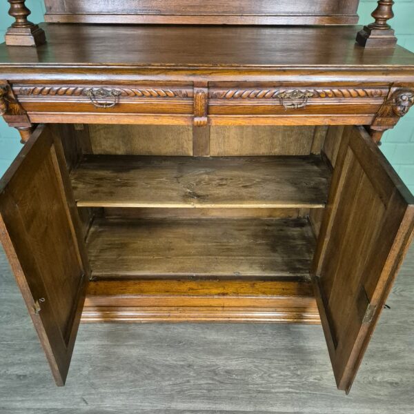 Buffetschrank Schrank Jugendstil 1900 Eiche – Bild 23