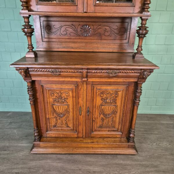 Buffetschrank Schrank Jugendstil 1900 Eiche – Bild 7