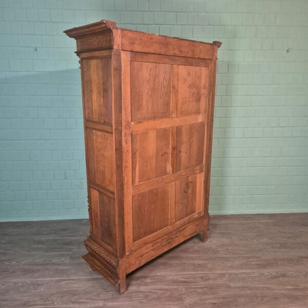 Vitrine Bücherschrank Gründerzeit 1880 Eiche – Bild 17