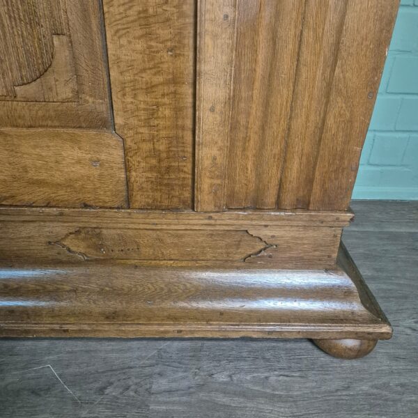Kleiderschrank Schrank Biedermeier 1800 Eiche – Bild 6