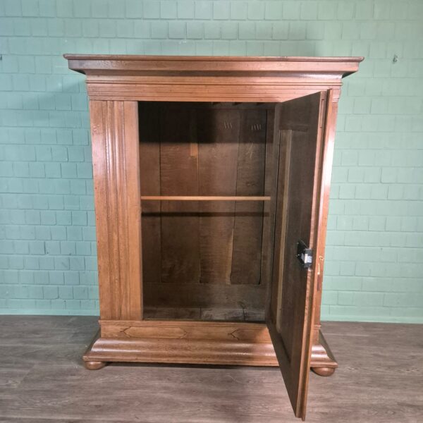 Kleiderschrank Schrank Biedermeier 1800 Eiche – Bild 12
