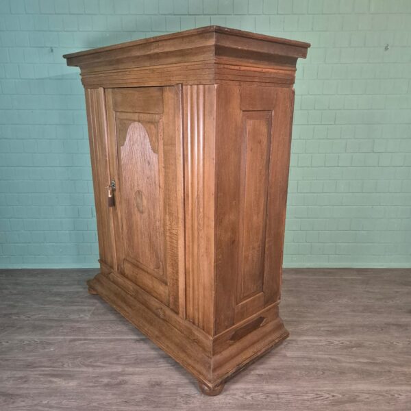 Kleiderschrank Schrank Biedermeier 1800 Eiche – Bild 3