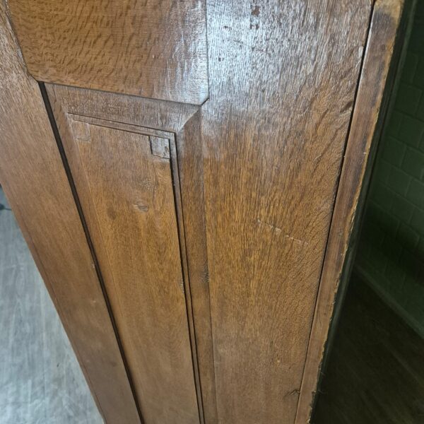 Kleiderschrank Schrank Biedermeier 1800 Eiche – Bild 8