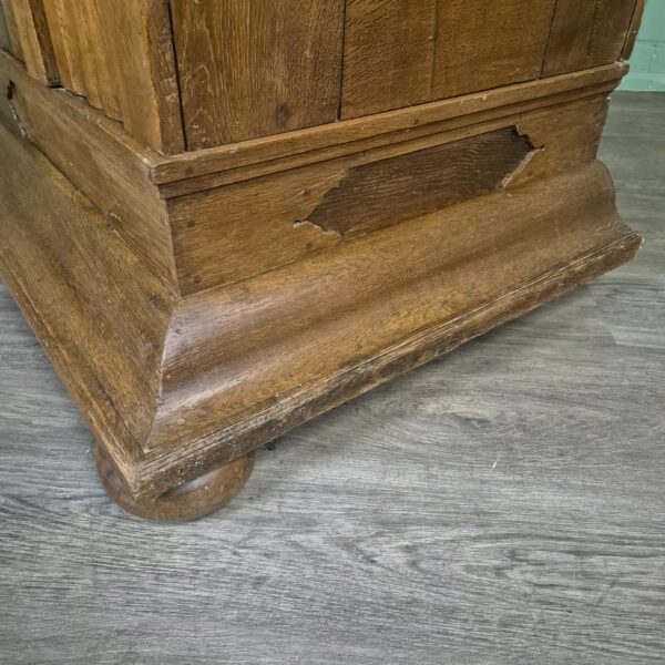 Kleiderschrank Schrank Biedermeier 1800 Eiche – Bild 7