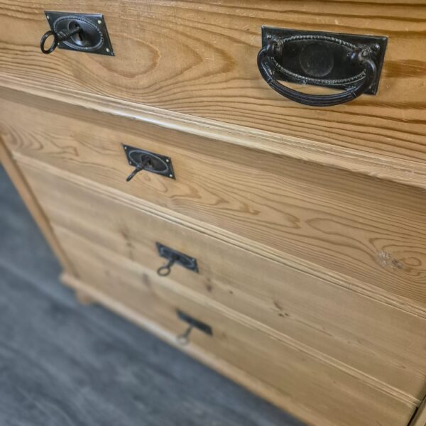 Kommode Jugendstil 1900 Kiefer – Bild 3