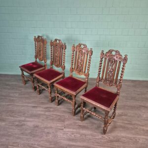 Stühle Set Stuhl Gründerzeit 1880 Eiche