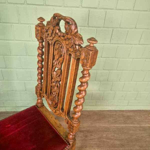 Stühle Set Stuhl Gründerzeit 1880 Eiche – Bild 6
