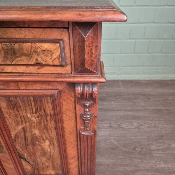 Anrichte Halbschrank Gründerzeit 1880 Nussbaum – Bild 5