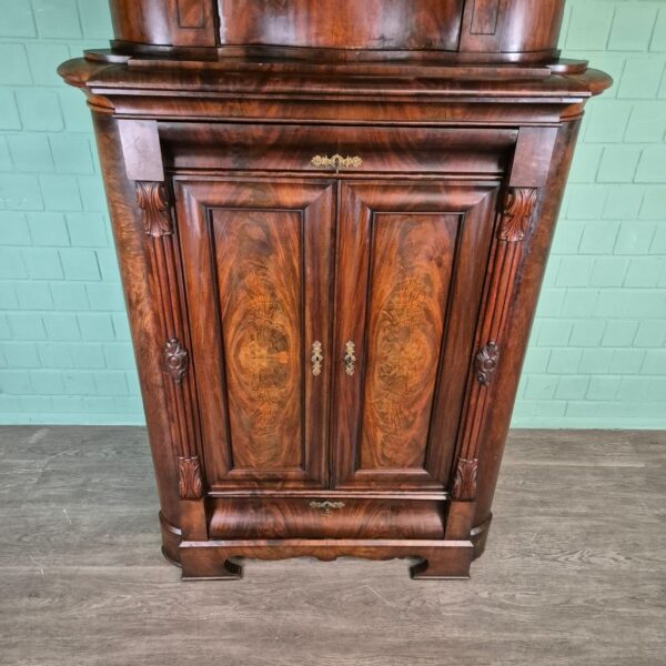 Eckschrank Biedermeier 1840 Mahagoni – Bild 7