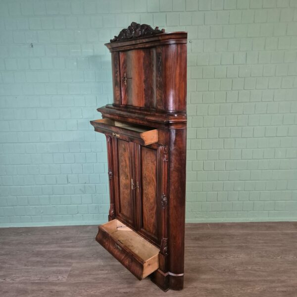 Eckschrank Biedermeier 1840 Mahagoni – Bild 18