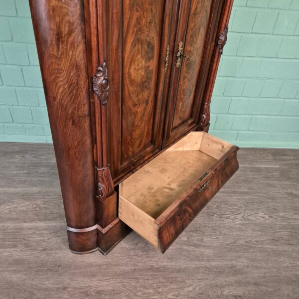 Eckschrank Biedermeier 1840 Mahagoni – Bild 23